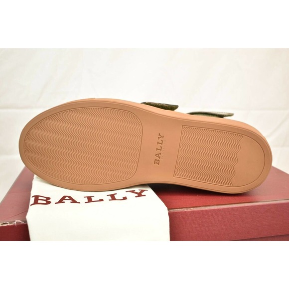 NIB BALLY HERICK SNUFF PATENT LEATHER HI TOP STRIPE LOGO SNEAKERS 8.5 US 41.5 main image 8